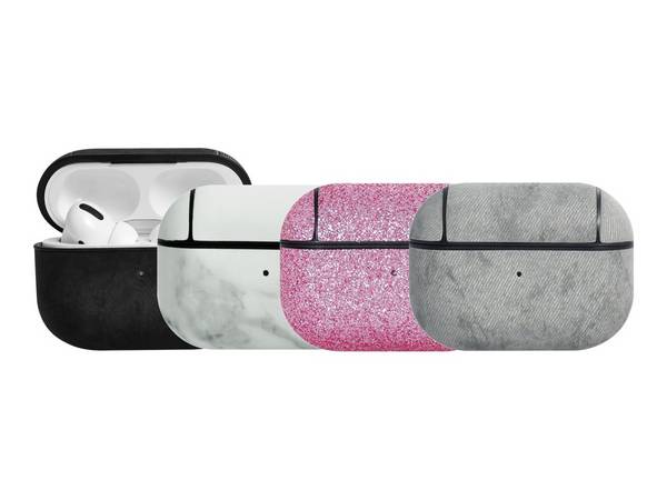 TerraTec Air Box Pro - Tasche für kabellose Kopfhörer - Polycarbonat - Marmor -
