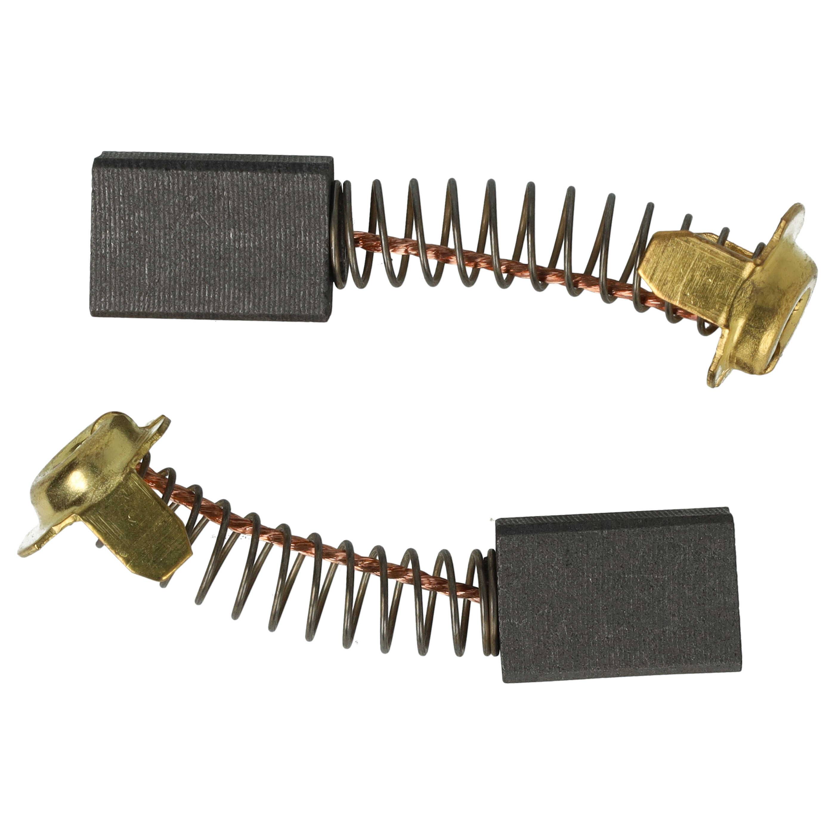 vhbw 2x Kohlebürste 17 x 11 x 7 mm Ersatz für Hitachi / Hikoki 999073 | 999-056 für Handkreissäge, Meißelhammer + Feder-0