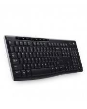 Logitech K270 RF Wireless QWERTY US Layout Schwarz Tastatur Keyboard-0