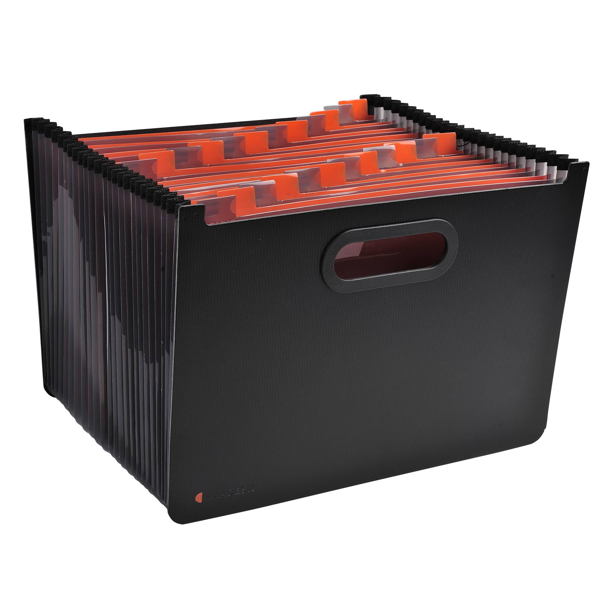 Exacompta 4x Fächermappe dehnbar 24 Fächer Exadesk Exactive A4 Schwarz 58934E-2