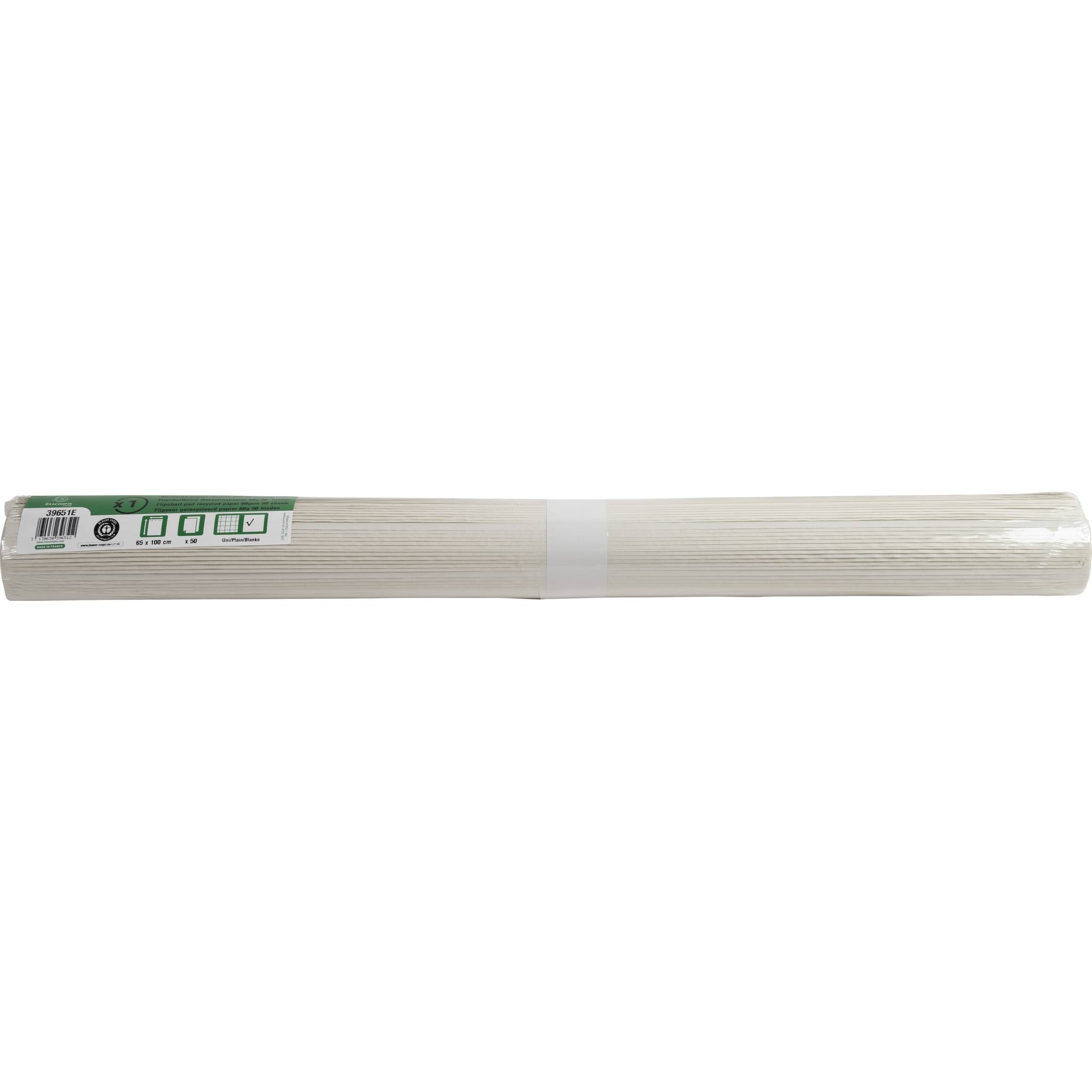 Exacompta 5x Flipchartblock gelocht 65x100 cm 50 Blatt blanko 60g 39651E-0