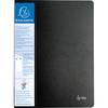 Exacompta 12x Sichtmappe Up Line PP Etikett 3 Seiten 40 Hüllen A4 Schwarz 88401E