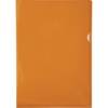 Exacompta Pack 100 Aktensichthüllen glattem festem PVC 130µ A4 Orange 661245E