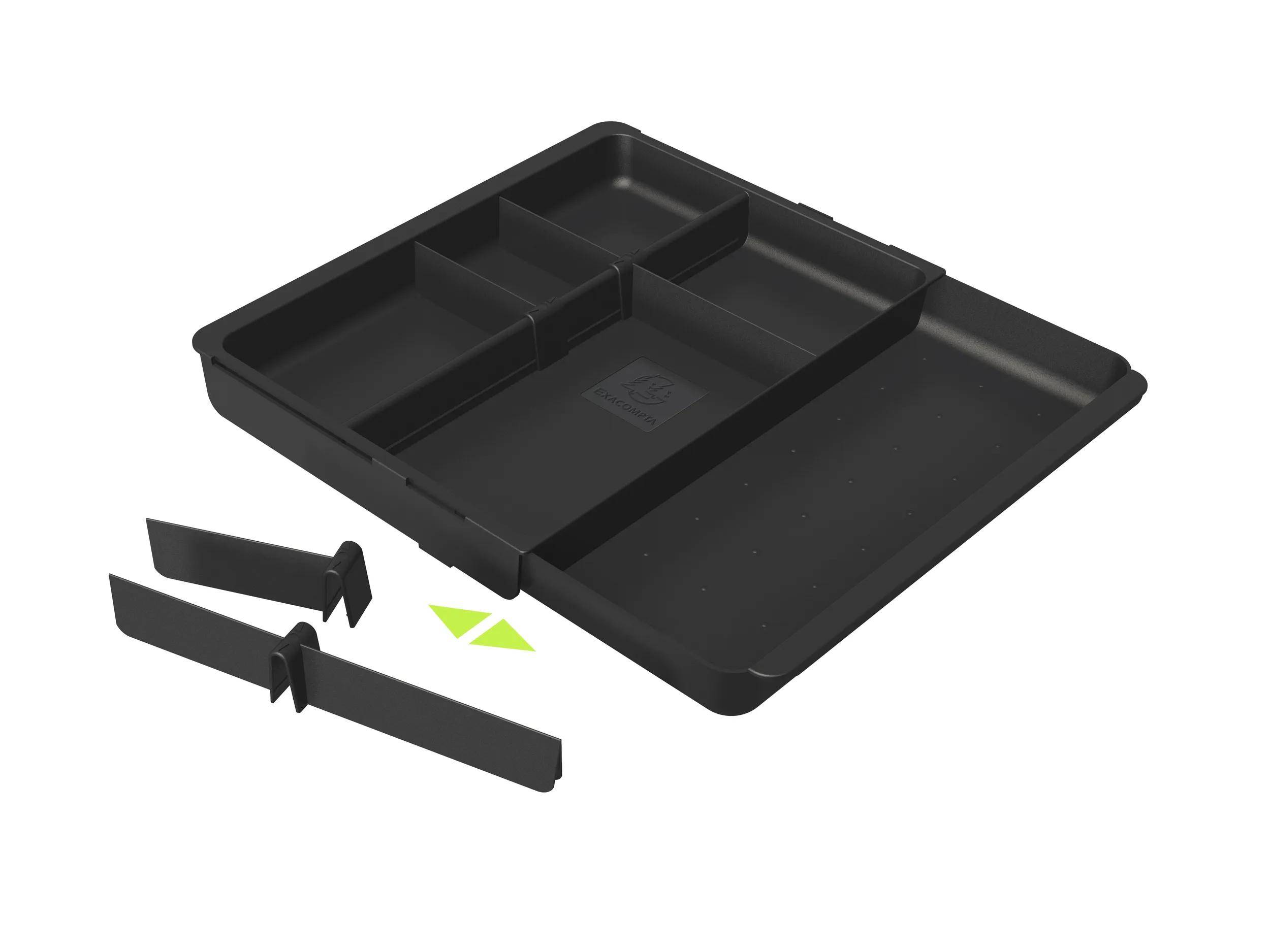 Exacompta 6x Schubladeneinsatz DRAWINSERT - Schwarz - 316014D-2