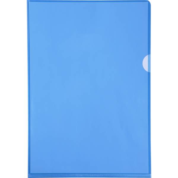Exacompta Pack 100 Aktensichthüllen glattem festem PVC 130µ A4 sortiert 661200E