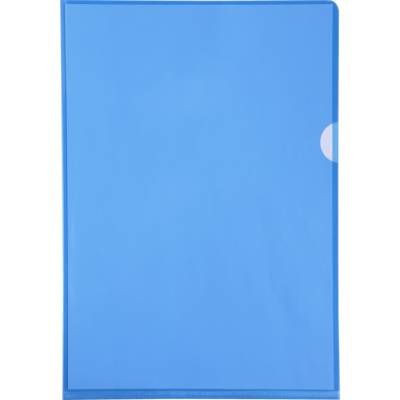 Exacompta Pack 100 Aktensichthüllen glattem festem PVC 130µ A4 sortiert 661200E-0