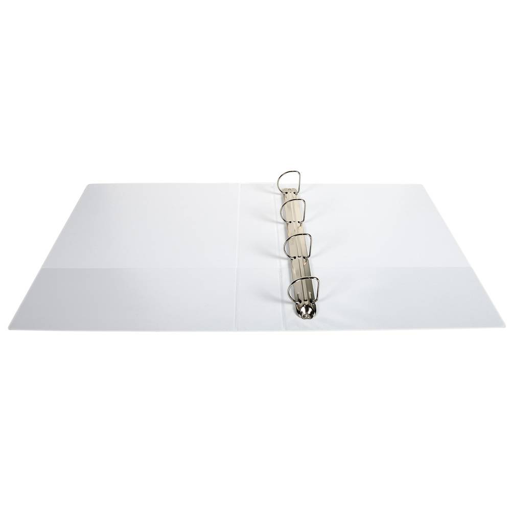 Exacompta 10x Ringbuch PP 23mm 4Ring 50mm D Rücken 75mm A4 Maxi Weiß 51944E-4