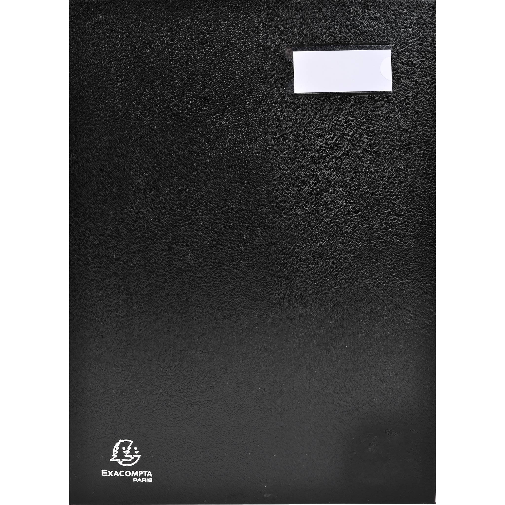 Exacompta Unterschriftenmappe Direktion, 24 Fächer, 24x32cm - Schwarz - 24241E-0