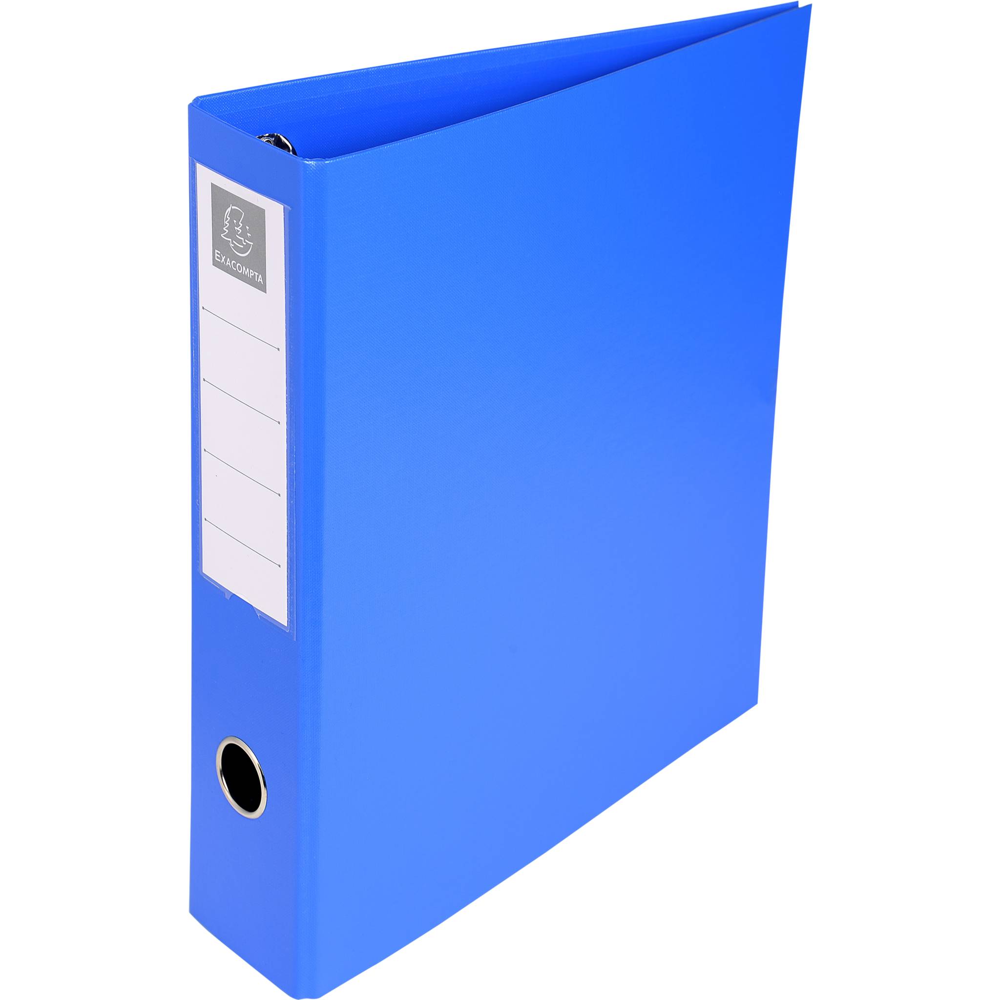 Exacompta 10x Ringbuch Karton 4Ring 50mm Rücken 70mm 32x29cm A4 Maxi Blau 51742E-0
