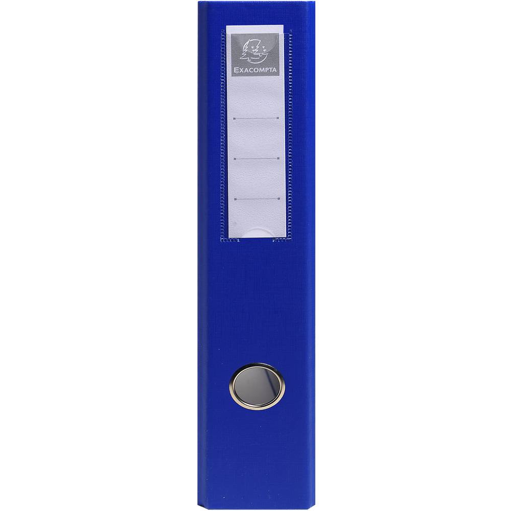 Exacompta 10x Ringbuch Karton 4Ring 50mm Rücken 70mm 32x29cm A4 Maxi Blau 51742E-1