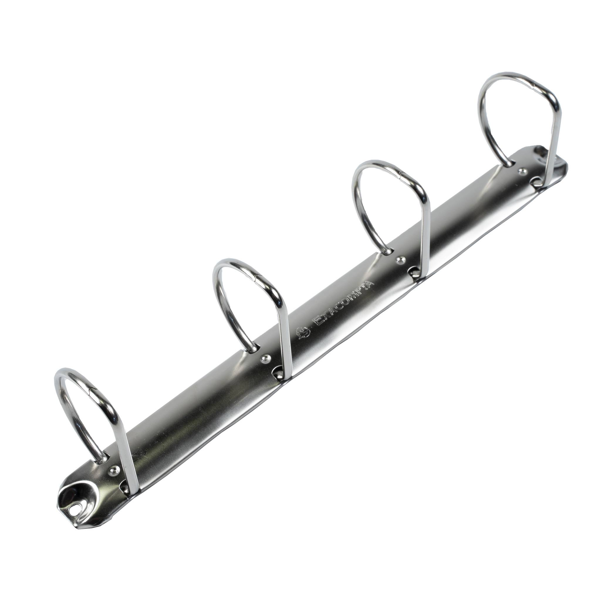 Exacompta 10x Ringbuch Karton 4Ring 50mm Rücken 70mm 32x29cm A4 Maxi Blau 51742E-2