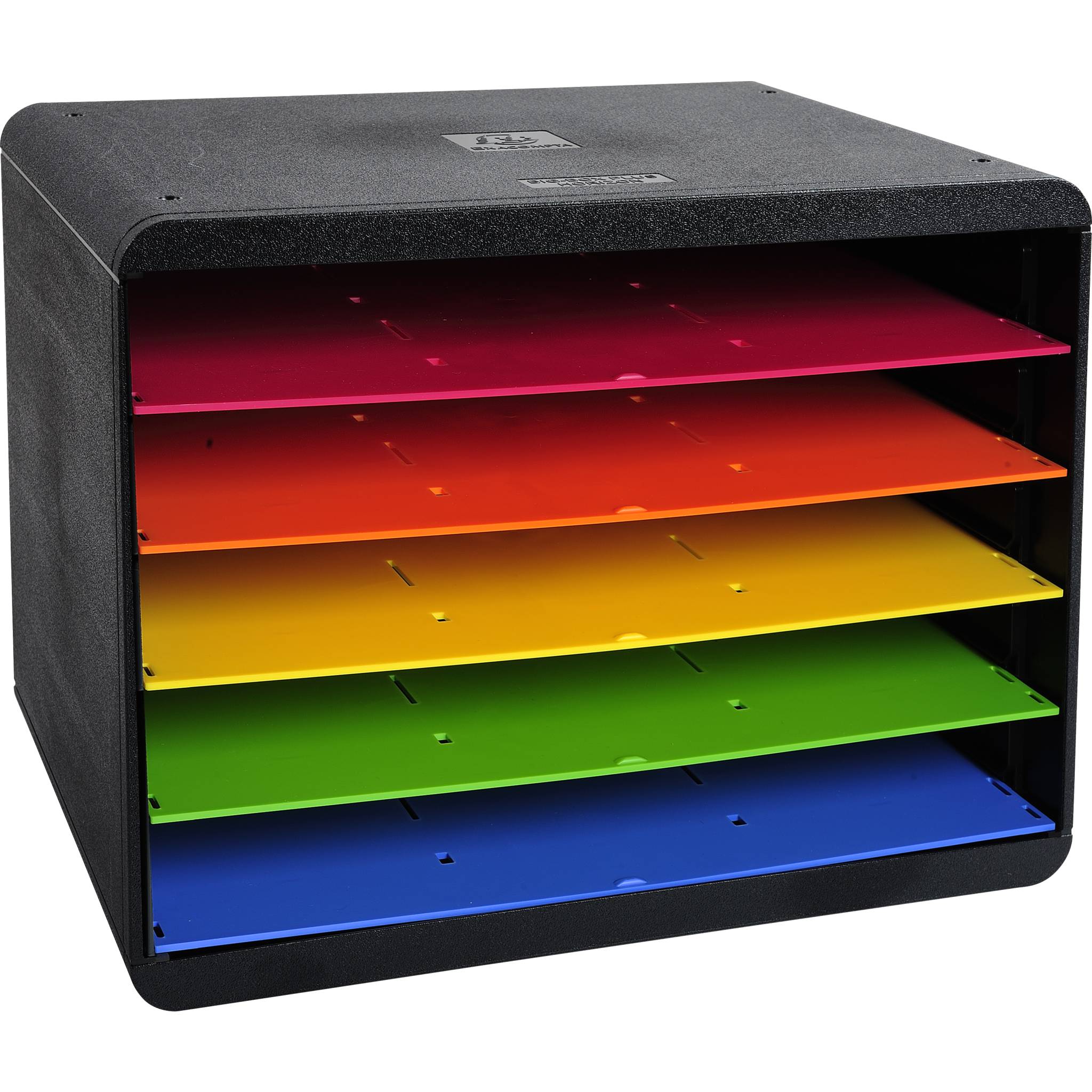 Exacompta Desktopsorter mit 5 Fächern, Querformat, Iderama, Regenbogen, 305798D