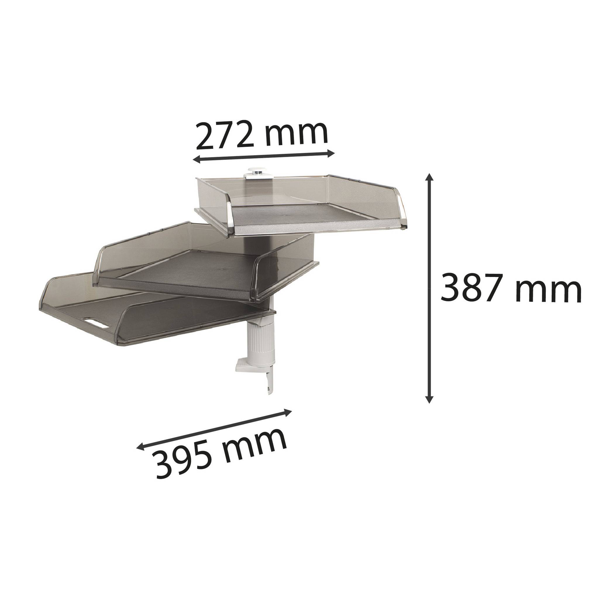 Schwenksäule 3Ablagen B4 tr gr-1