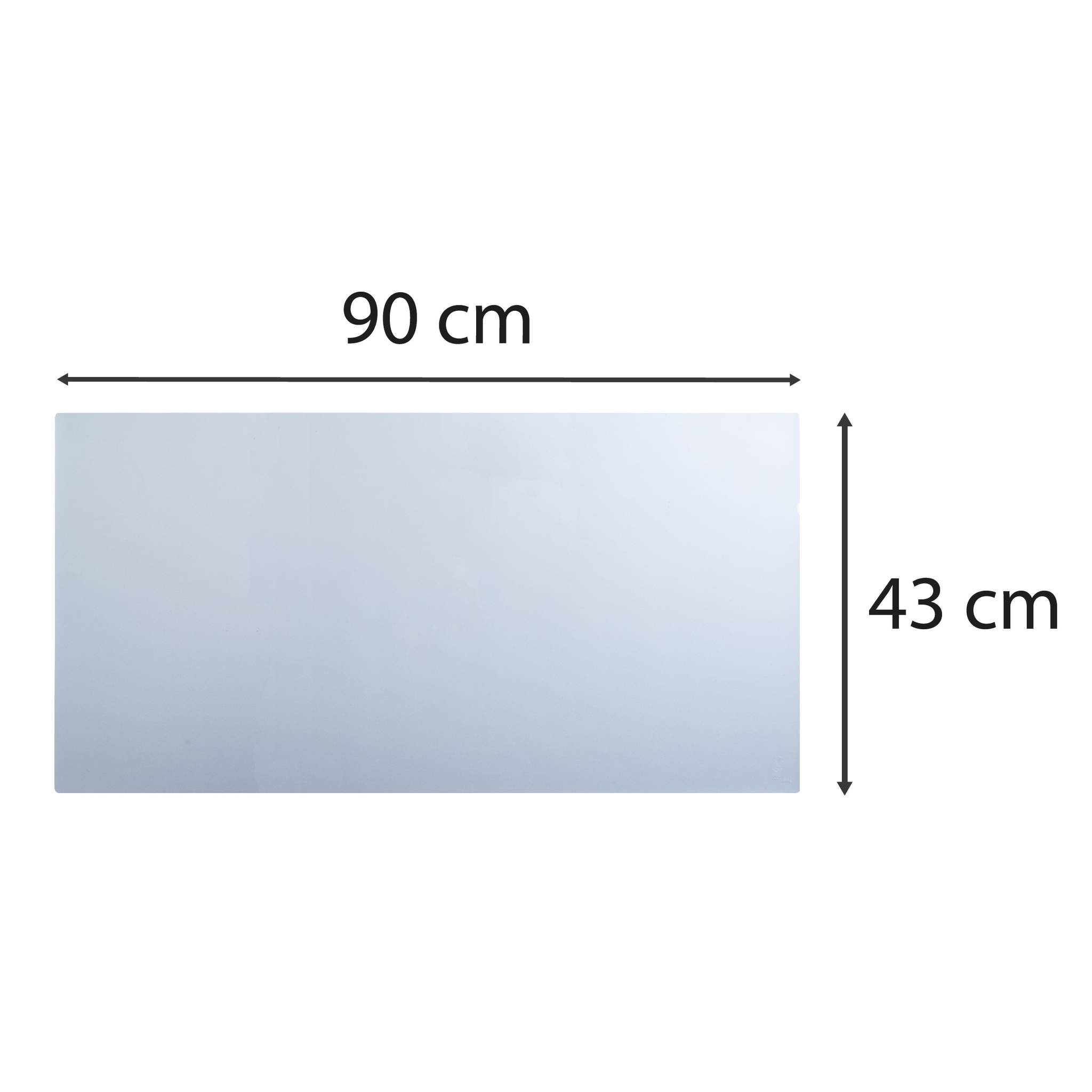 EXACOMPTA Schreibunterlage, 430 x 900 mm, transparent (8702979)-2