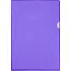 Exacompta Pack 100 Aktensichthüllen glattem festem PVC 130µ A4 Violett 661205E