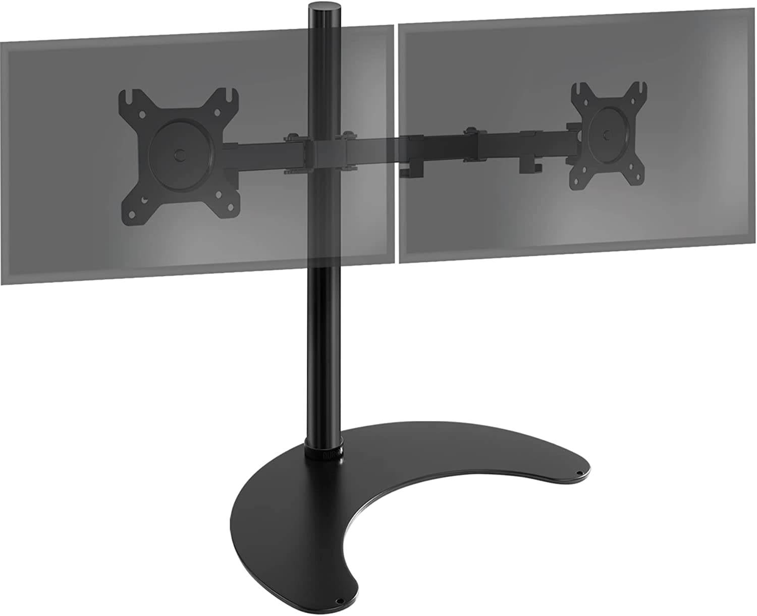 Duronic DMT15D2 Monitorarm 100 cm für 27 Zoll - 8kg Kapazität - Verstellbar in Höhe, Neigung und Drehung - VESA 75/100-0