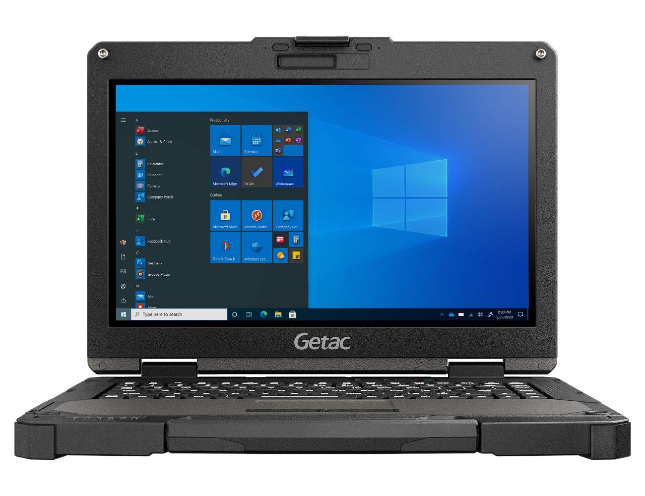 GETAC B360 - Robust - Intel Core i5 10210U / 1.6 GHz - Win 10 Pro - UHD Graphics - 8 GB RAM - 256 GB-0
