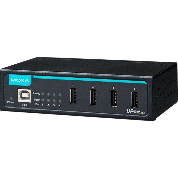 Industrieller 4-Port-USB-Hub (erweiterter Temperaturbereich) UPort 404-T w/o Adapter-2
