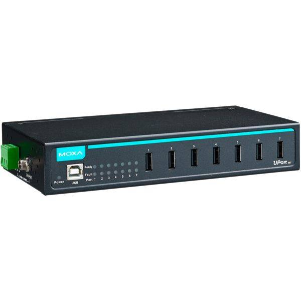 Industrieller 7-Port-USB-Hub (erweiterter Temperaturbereich) UPort 407-T w/o Adapter