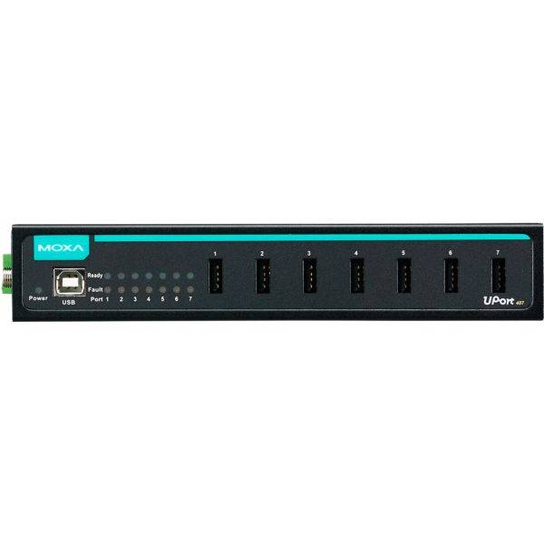 Industrieller 7-Port-USB-Hub (erweiterter Temperaturbereich) UPort 407-T w/o Adapter-1