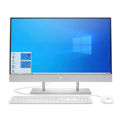 HP 27-dp1401ng  All ian One PC 512GB SSD, 8GB RAM Windows 11 Home 64 weiße Tastatur