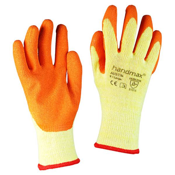 ETERNASOLID handmax Baustellen-Handschuhe Austin, Größe 10 / Größe XL, 12 Paar/Pack