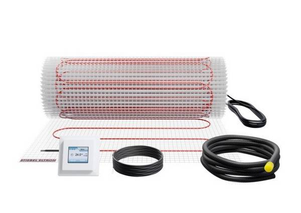 Stiebel Eltron Fußbodentemperierung FTM 160/5 Set Plus, Heizfläche von 5m2, 800W 230V