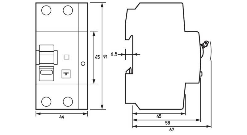 Doepke FI-/LS-Kombination DRCBO4B06/0,03/1NBSK-1