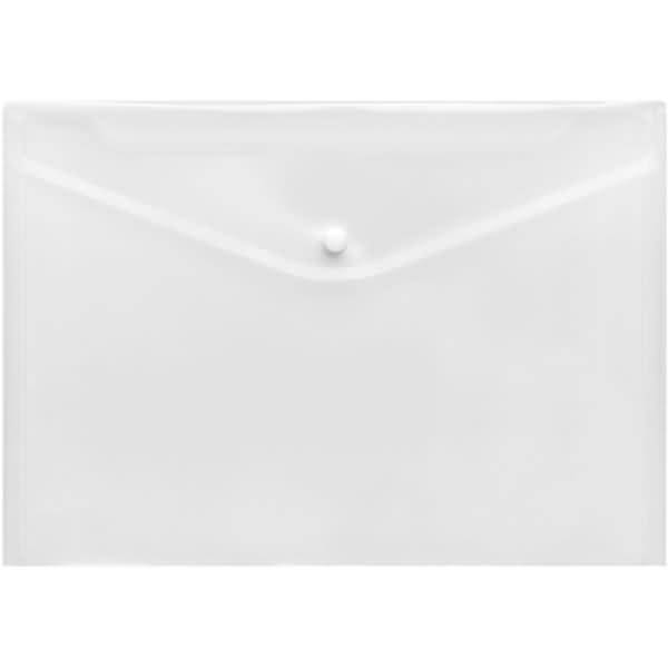 Dokumentenmappe A4 PP Druckknopf neutral transparent-0
