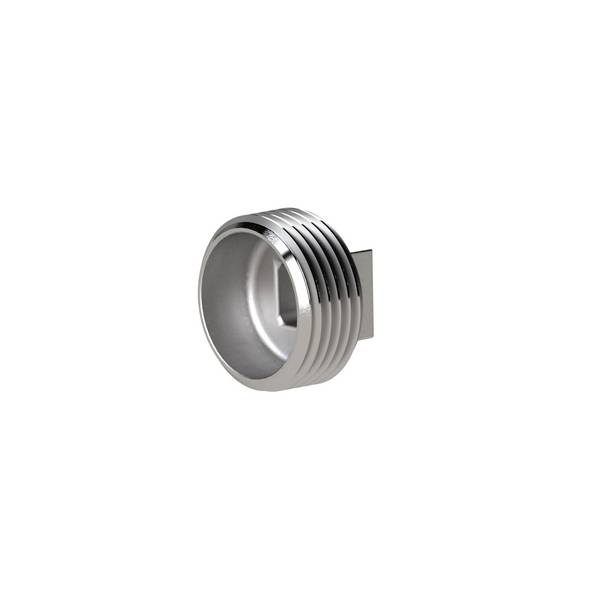 RIEGLER Verschlussstopfen, Vierkant, R 1 1/4, AG, SW 20, Arbeitsdruck max. 20 bar, ES 1.4408.