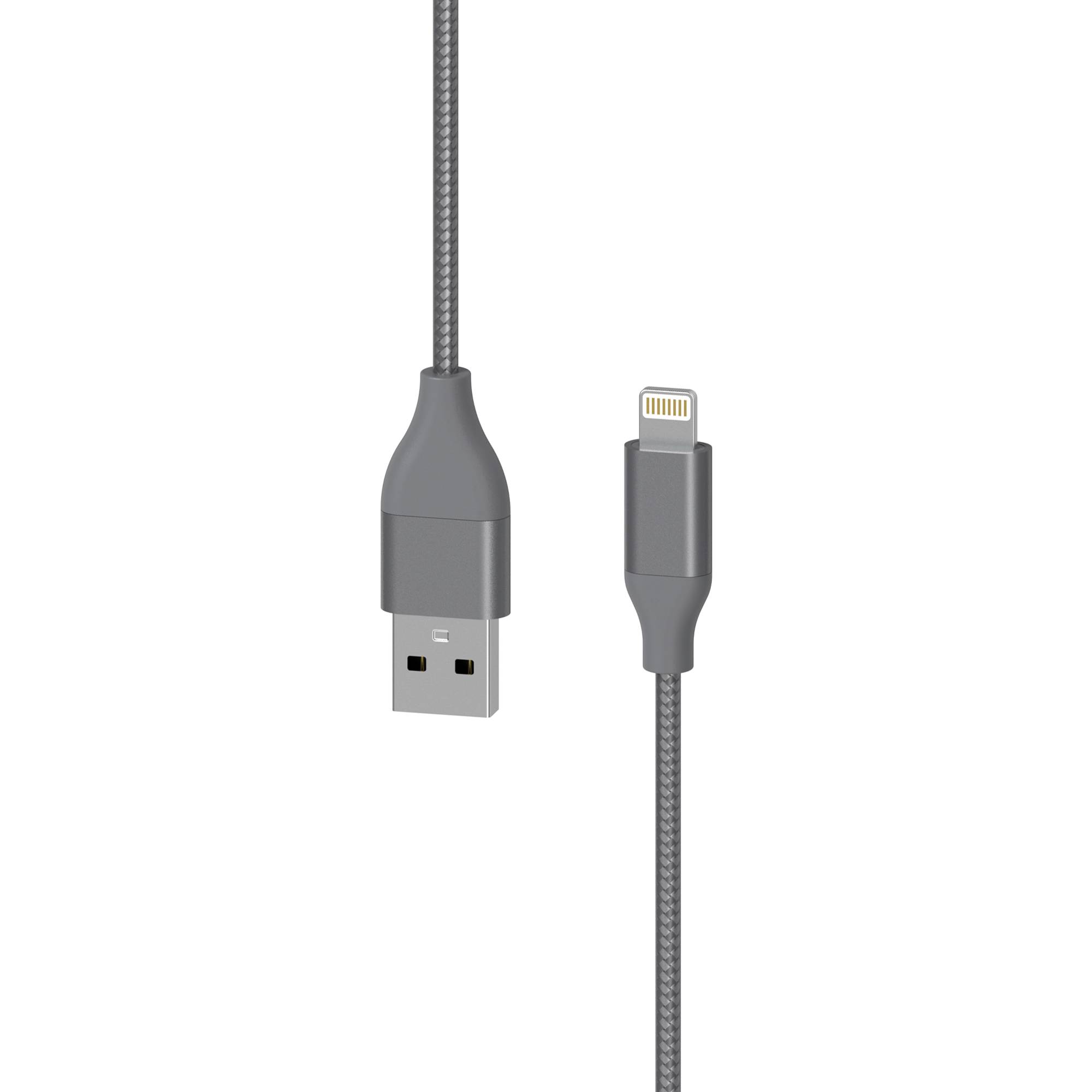 Kabel XLayer PREMIUM Metallic USB to Lightning 1.5 m Space Grey-0