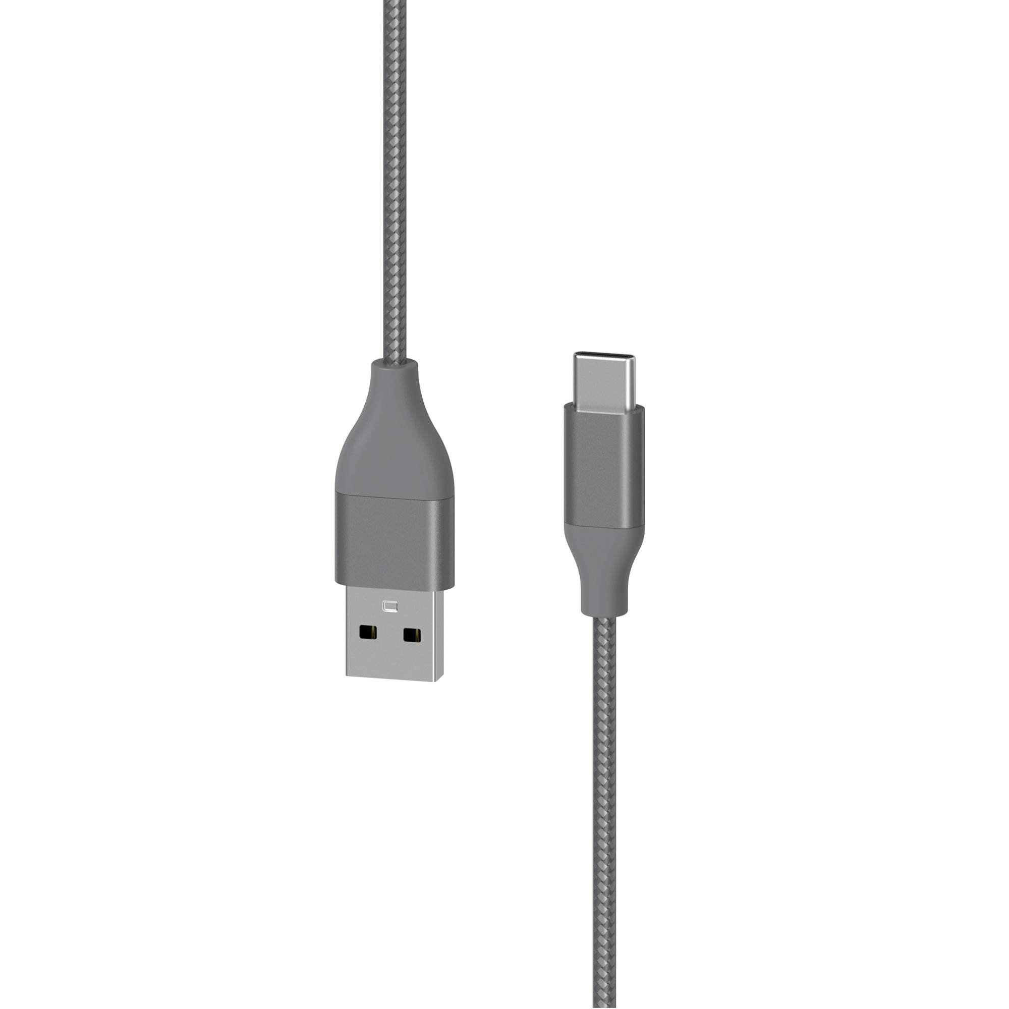 Kabel XLayer PREMIUM Metallic USB to Type C (USB-C) Cable 1.5 m (Fast Charging 3A/USB 2.0) Space Grey-0