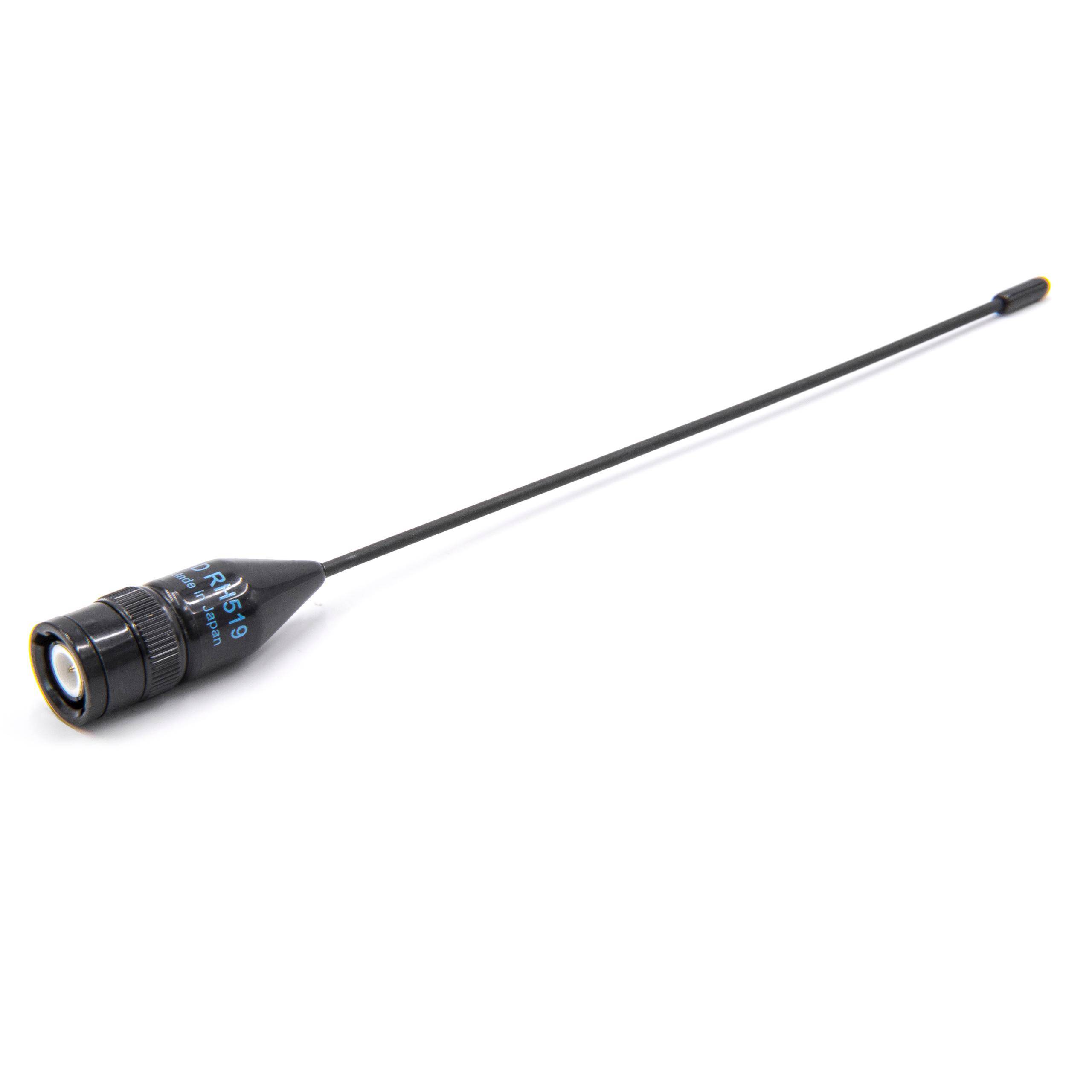 vhbw Antenne kompatibel mit Maas Funkgerät | 19,3 cm, BNC Stecker Schwarz-0