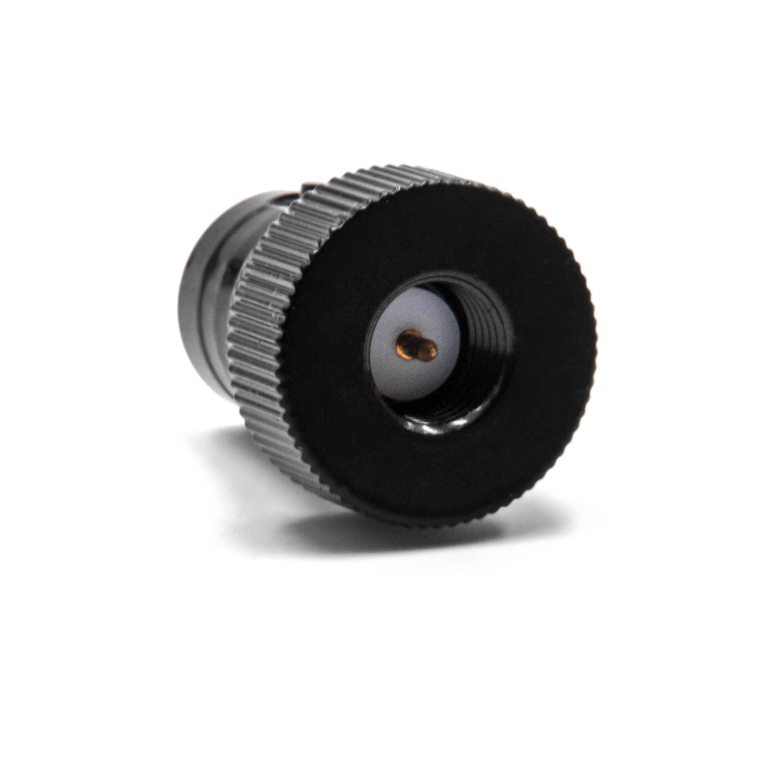 vhbw Antennenadapter kompatibel mit Wouxun KG-UV6D | KG-UV8D Funkgeräte - BNC Buchse auf SMA Stecker Adapter Schwarz-0