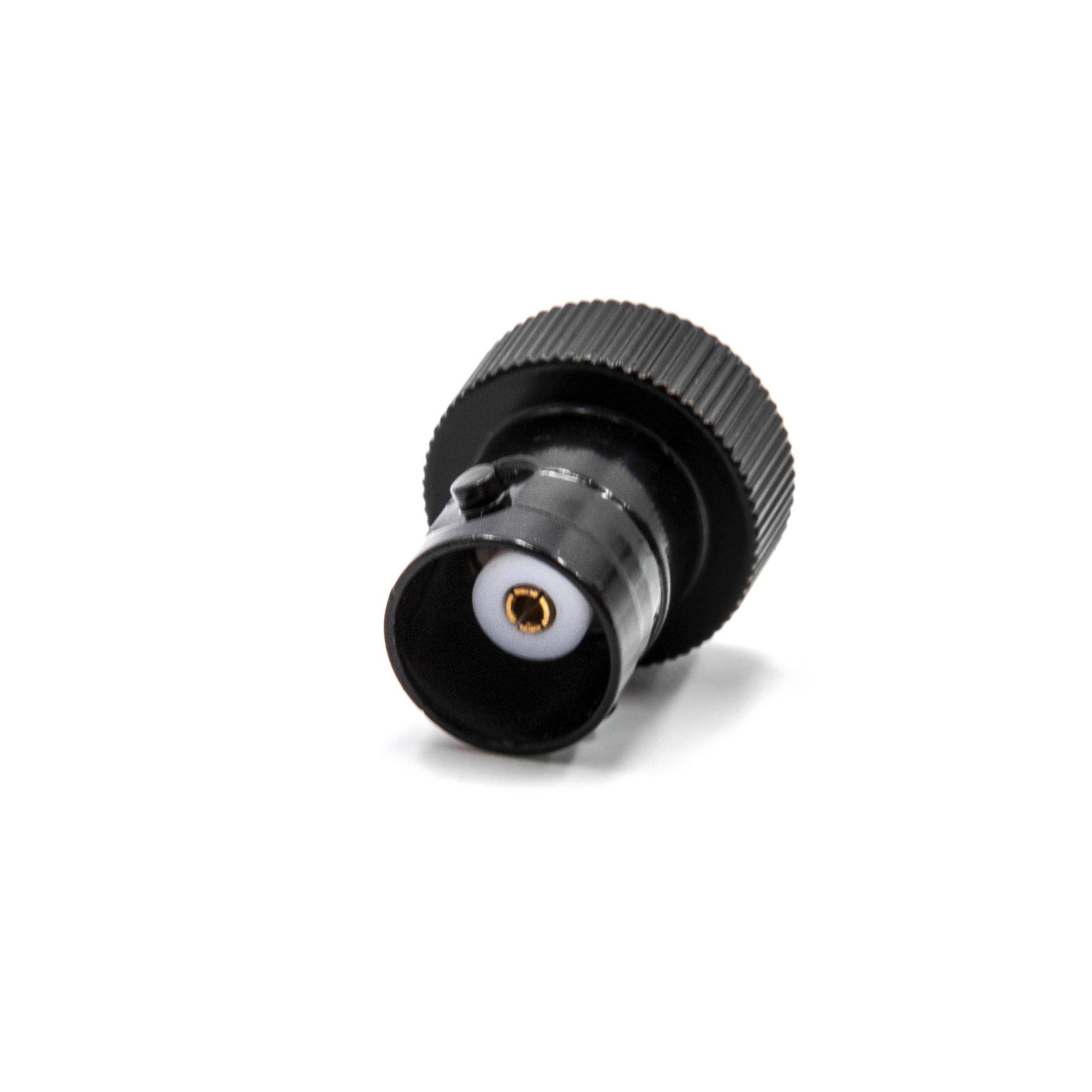 vhbw Antennenadapter kompatibel mit Wouxun KG-UV6D | KG-UV8D Funkgeräte - BNC Buchse auf SMA Stecker Adapter Schwarz-1
