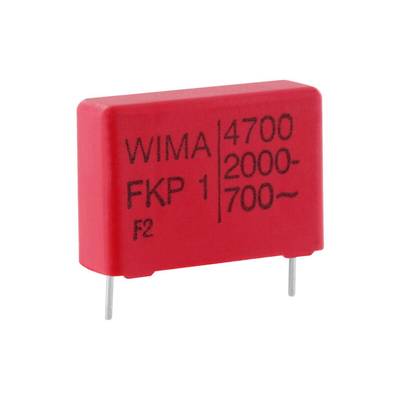 WIMA Polypropylen-Kondensator FKP 1 1,0 nF ± 5% 1250 V Rastermaß 15 mm