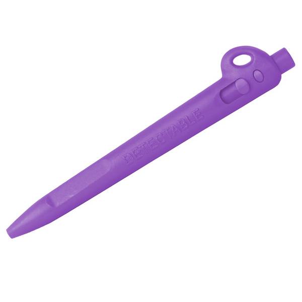 Detektierbare Elefanten-Druckbleistifte - Standardtinte (50er-Pack) - grün-lila - Schlüsselband