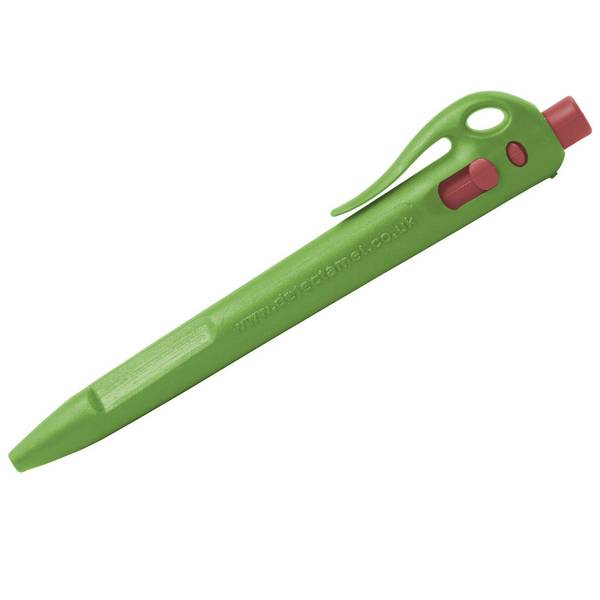 Detektierbare Elefanten-Druckbleistifte - Cryo-Tinte (50er-Pack) - schwarz-grüner Clip