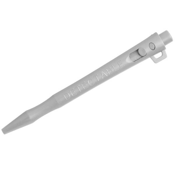 Detectable HD Retractable Stifte - Gel-Tinte (50er-Pack) - Grün-Weiß-Schlüsselband