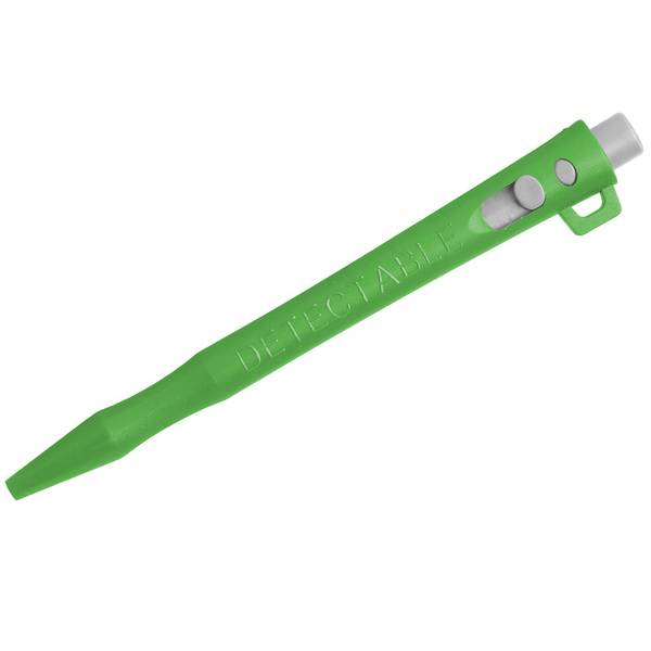 Detectable HD Retractable Stifte - Gel-Tinte (50er-Pack) - schwarz-grün - Umhängeband