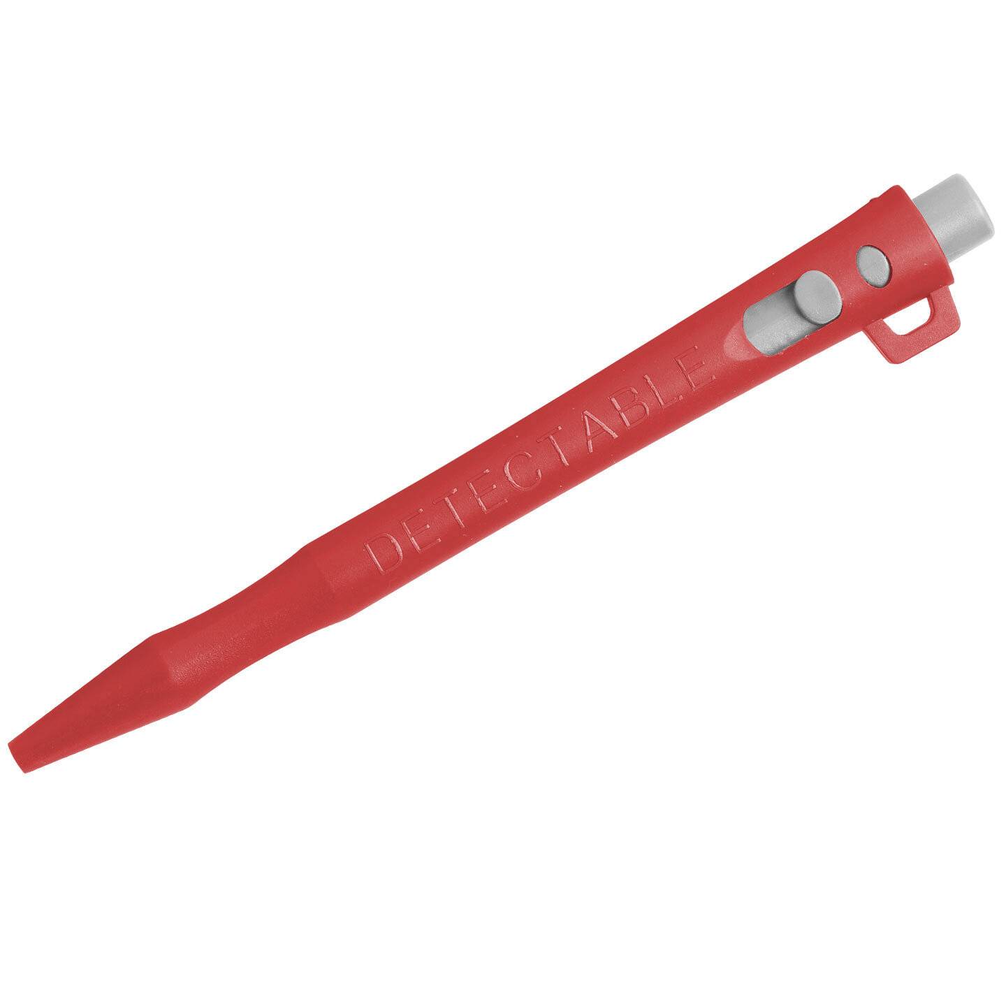 Detectable HD Retractable Stifte - Gel-Tinte (50er-Pack) - Grün-Rot-Schlüsselband-0