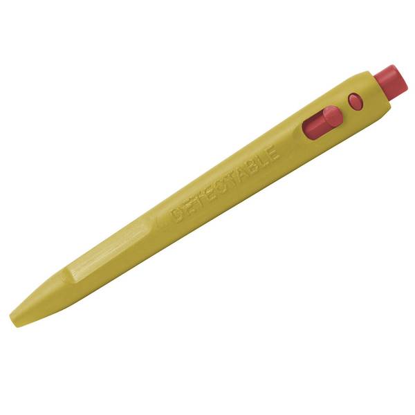 Detektierbare Elefanten-Druckbleistifte - Cryo-Tinte (50er Pack) - blau-gelb - ohne Clip