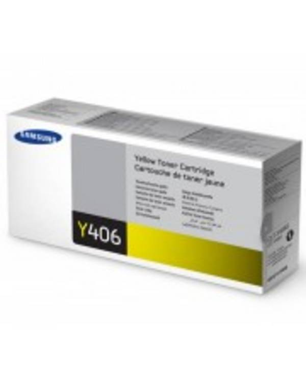 Samsung CLT-Y406S Tonerpatrone Gelb Original Toner Laser Bis zu 1000 Seiten