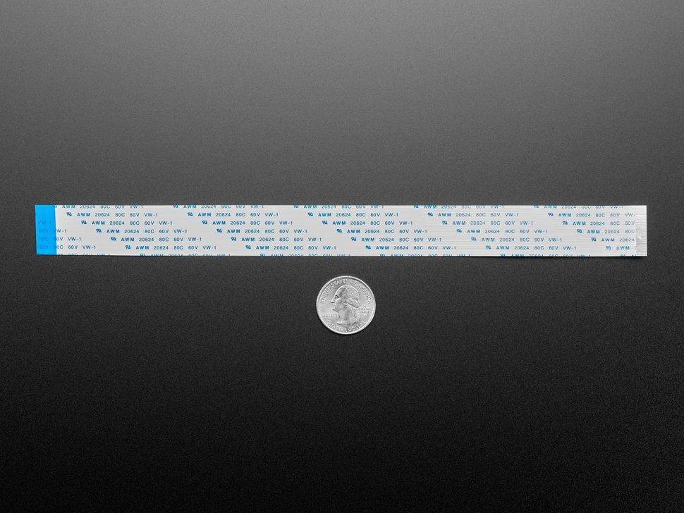 Adafruit 40-pin, 0.5mm Raster, FPC Flex Kabel mit A-B Verbindung-1