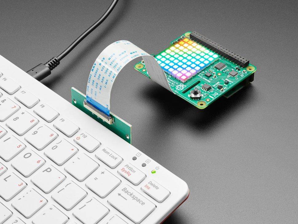 Adafruit 40-pin, 0.5mm Raster, FPC Flex Kabel mit A-B Verbindung-3