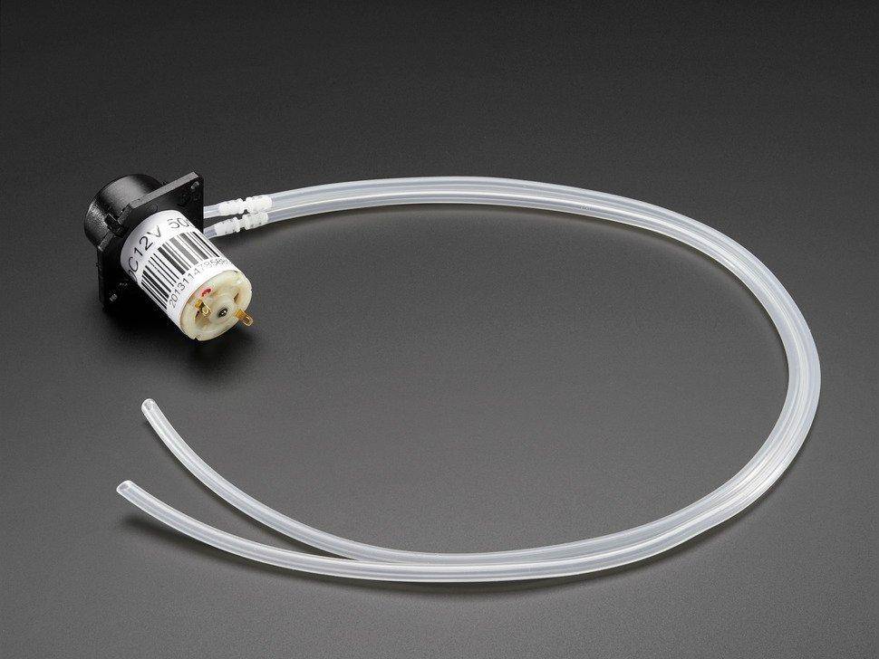 Adafruit Peristaltische Flüssigkeitspumpe mit Silikonschlauch - 12V DC-0