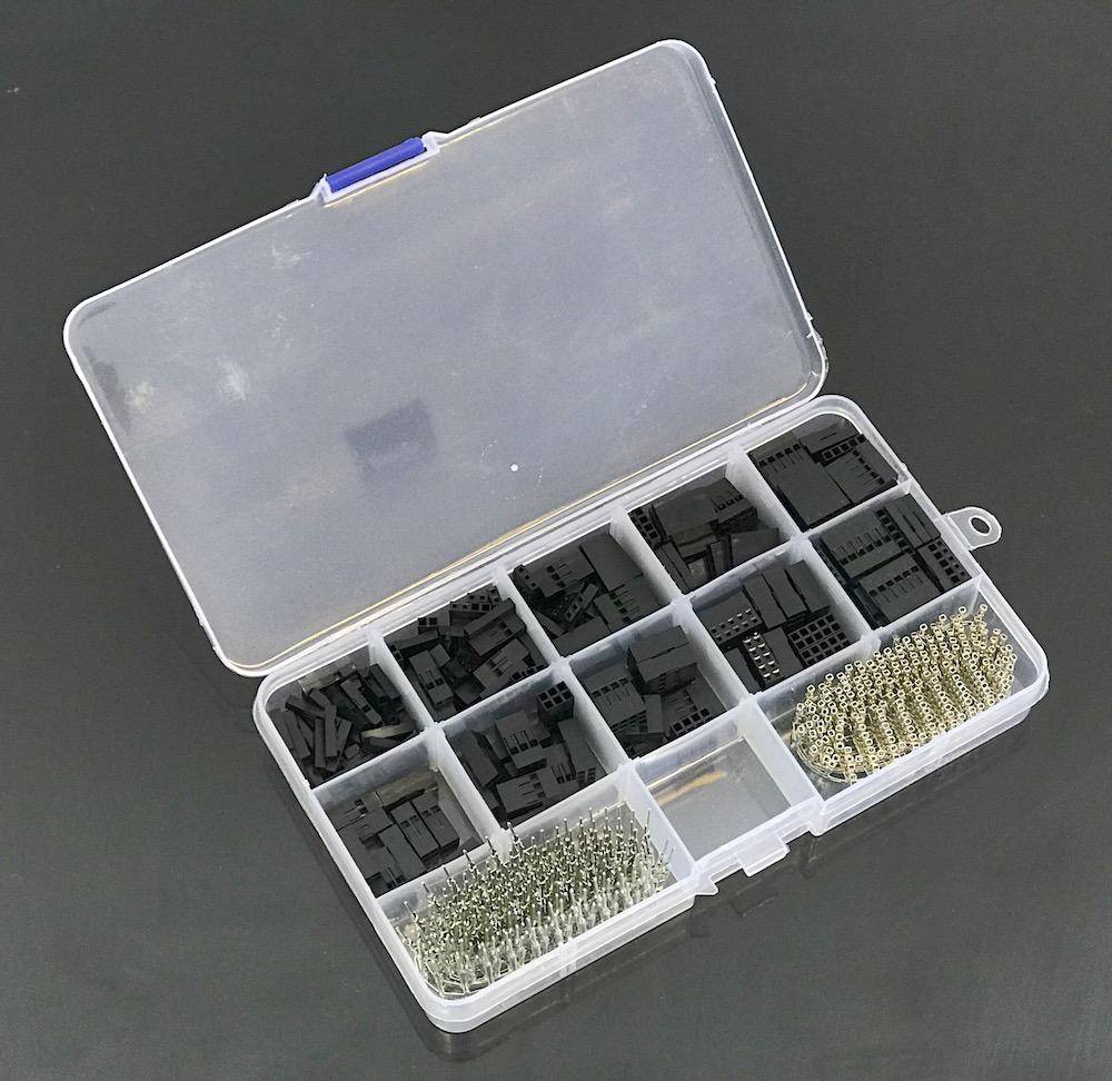 610-teiliges Dupont Crimp Steckverbinder-Set in Kunststoffbox-0