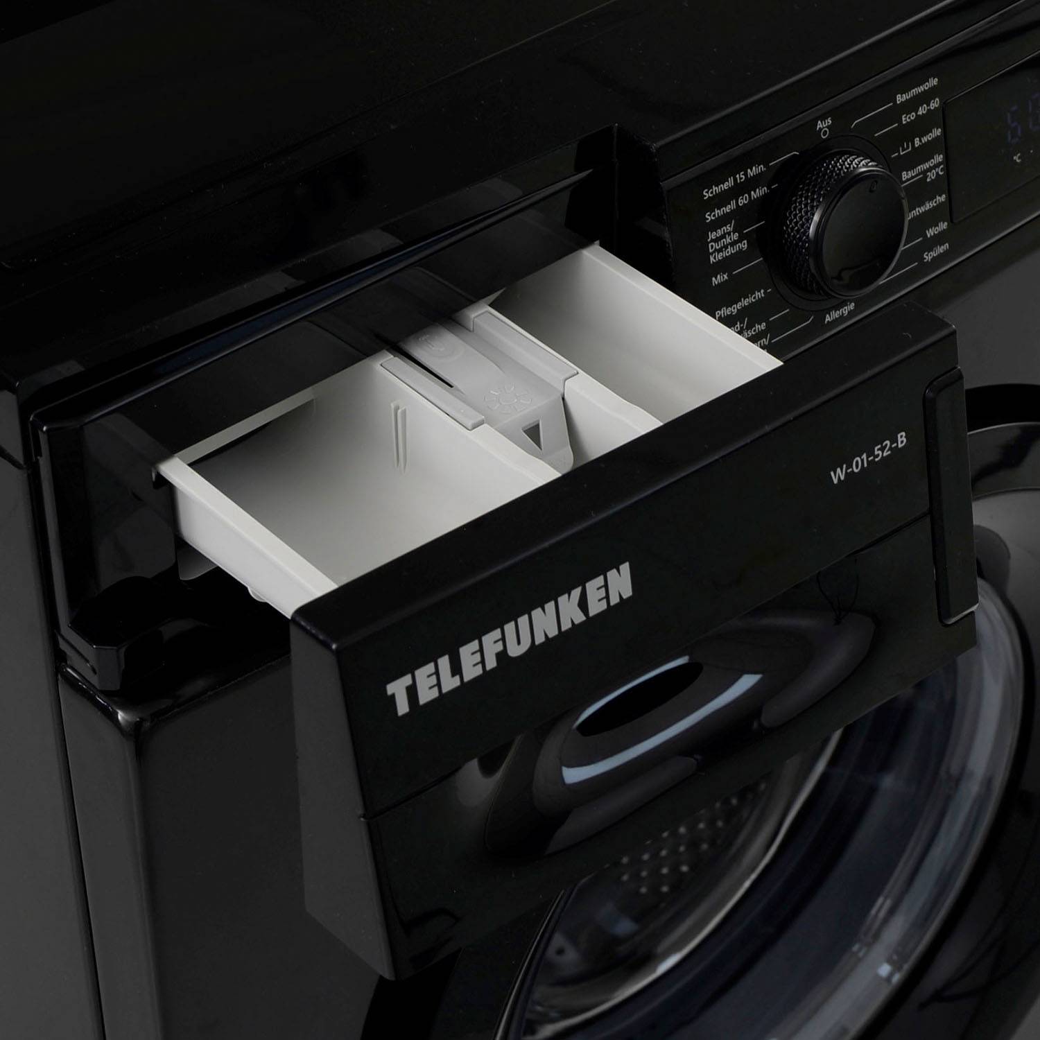Telefunken W-01-52 Waschmaschine 5 kg | Frontlader | 1000 U/Min | 15 Programme | Mengenautomatik & Überlaufschutz-4
