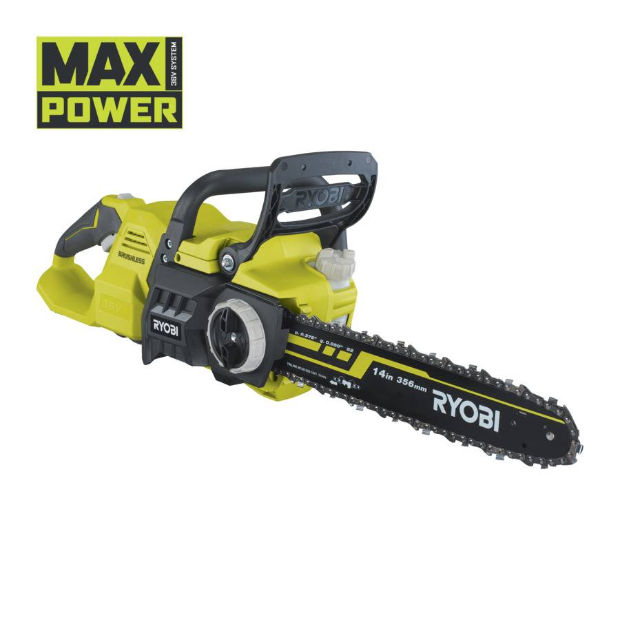 Ryobi 36 V Akku-Kettensäge BRUSHLESS 35 cm Schwertlänge-0