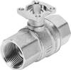 FESTO VZBM-11/2-RP-25-D-2-F03 Ball valve, P/n: 4405652